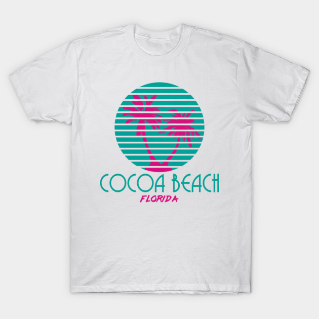 Cocoa Beach Florida Palm Trees FL Souvenir T-Shirt-TOZ